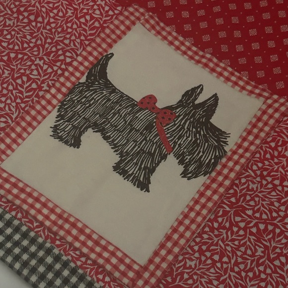 Hand crafted Apron with scottie designed pocket - Picture 3 of 8